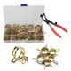 thumbnail image 1 of Spring Hose Clamps + Manual Pliers Clamp Metal Tools Assortment Kit, 1 of 5