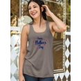 thumbnail image 2 of Happy Mothers Day Hearts Racerback Tank Women -Image by Shutterstock, Female XX-Large, 2 of 4