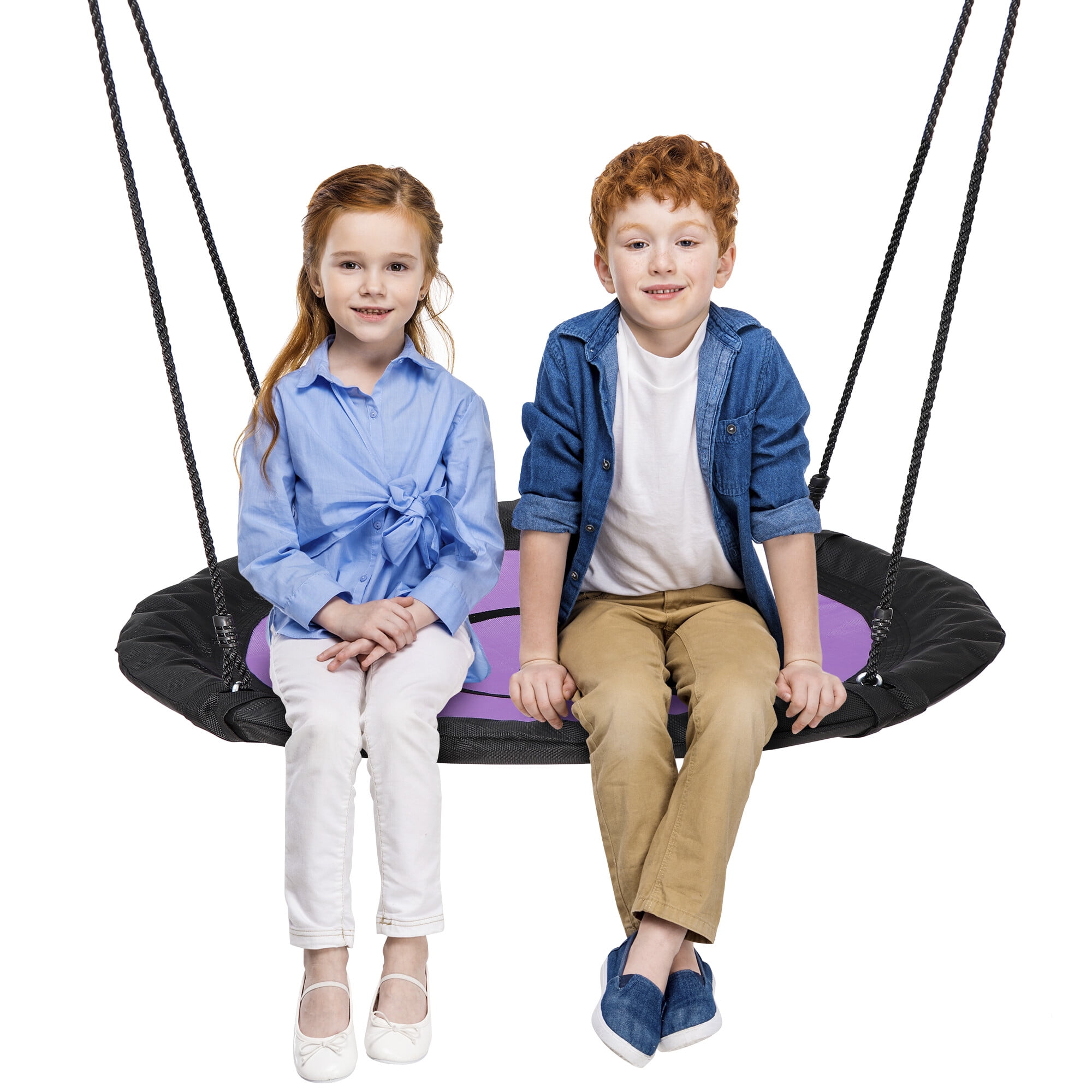 Goplus 40'' Flying Saucer Tree Swing Indoor Outdoor Play Set Swing 