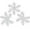 C, variant on LanSuare 3Pcs Christmas Snowflake Ornaments, 5.9Inch Plastic White Snow Flakes Ornaments, for Christmas Indoor, Winter Wonderland Decor