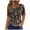 Black(Style 42), variant on Summer Women Tops, Ladies Short Sleeve Round Neck Casual Independence Day Printed T-Shirt Blouses