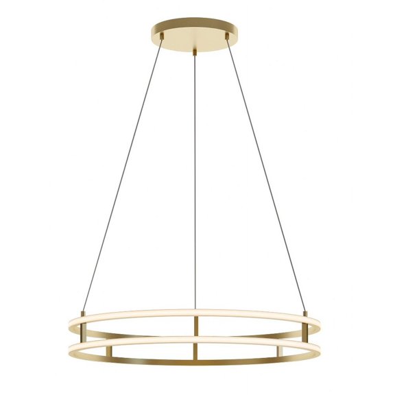 AFX Gemini 24'' LED Pendant Gold - 32"