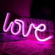 thumbnail image 1 of Letrero de neón de amor ZHAOCHENG Luz LED Rosa, 1 of 5