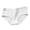 White, variant on Women Cotton Underwear Mid Waist Stretch Briefs Ladies Seamless Full Coverage Panties Breathable Underpants