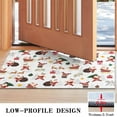 thumbnail image 3 of White Christmas Santa Pattern Door Rugs,Washable Non Slip Door Mats Indoor,Decorative Door Mats,Entry Mat Indoor for Entrance,Bedroom,Kitchen,Bathroom,17"x30", 3 of 6