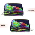 thumbnail image 3 of Xecao Howling Wolf Print Fashion Makeup PVC Bag Large Capacity Travel Cosmetic Bag for Women Organizer Toiletry Clutch, 3 of 8