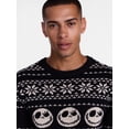 thumbnail image 4 of Nightmare Before Christmas Men's and Big Men's Jack & Zero Holiday Sweater, Sizes XS-3XL, 4 of 5