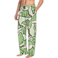 thumbnail image 2 of Yiaed Cute Crocodile Print Men's Lounge Pants, Loose PJ Bottoms, Long Pajama Pants for Men-Small, 2 of 5