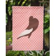 thumbnail image 3 of Carolines Treasures BB7954GF English Pouter Pigeon Drapeau de Jardin à Carreaux Roses, 3 of 3