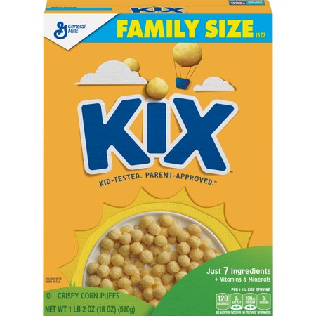 Kix PAW Patrol, Cereal, with Whole Grain, 18 oz (Best Whole Grain Cereal)