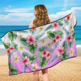 thumbnail image 6 of XYZCANDO Car Seat Towel Cover Flowers Pattern Car Cushion Seat Covers for Workout Hiking Running, Sweat-Absorbent Machine Washable Car Seat Cover Towel, 6 of 11