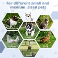 thumbnail image 4 of Six Panel Dog Playpen With Door For Medium To Large Dogs, Indoor Dog Playpen, 67x 67x 24 Inch Folding Portable Outdoor Pet Playpen, 4 of 6