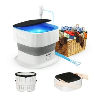  PURE CLEAN Portable Mini Washing Machine Lightweight  Collapsible Bucket - Perfect for Camping, Travelling, Apartment, Dorm USA  Brand - Pure Clean PUCWM33.5, light blue : Appliances