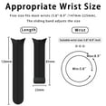 thumbnail image 5 of BXUXOHS Magnetic Clasp Band Compatible with Google Pixel Watch 2/1, Soft Silicone Sport Adjustable Watch Bands Replacement Watch Strap for Google Pixel Watch Wristbands Women Men, 5 of 11