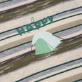 thumbnail image 6 of NIPAXO Boys Outfits Set Elastic Waistband Cotton Blend Knit Striped Crewneck Tent Graphic T-Shirt Shorts Set for Toddler Little Boys Age 4-5 Years Green, 6 of 6