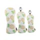 thumbnail image 2 of 3 fundas para palos de golf, de madera, con diseño de piña blanco, 2 of 9
