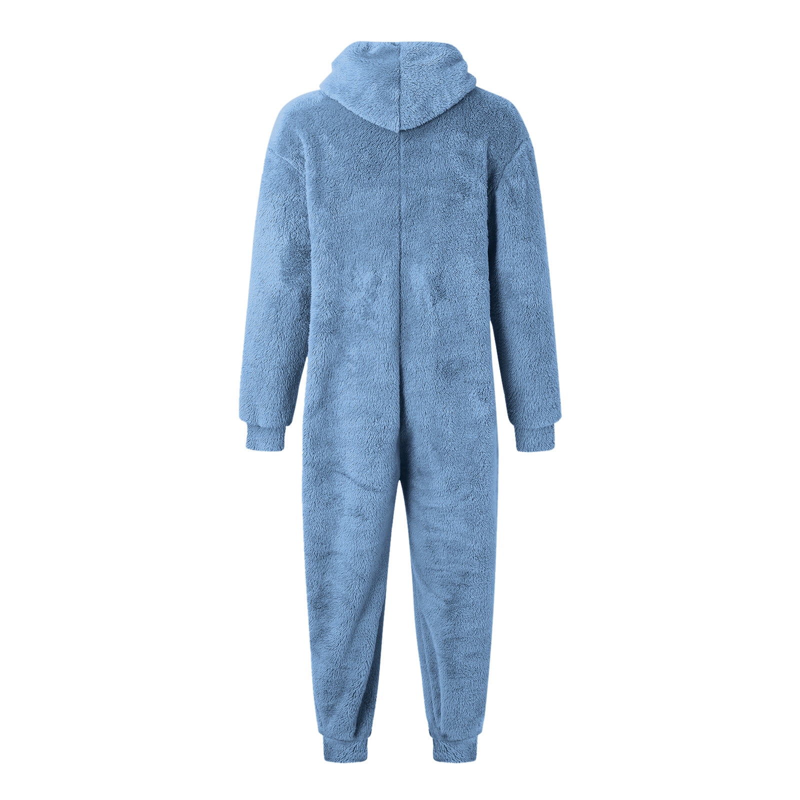 Pigiama Con Cappuccio Uomo Tuta Onesie In Peluche Uomo Jumpsuit
