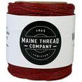 thumbnail image 1 of Maine Thread 0.035" Waxed Poly Cord 3 Ply - Scarlet, 1 of 3