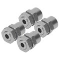 thumbnail image 4 of Adaptador de conversión hexagonal Sincero 12mm a 17mm accesorios aptos para 1/10 RC Crawler Color Titanio, 4 of 10