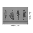 thumbnail image 3 of Weloille Bathroom Non Slip Floor Mat 1.31 x 1.97 Feet, Water Absorbent Quick Dry Soft Bath Rug, Machine Washable Stain Resistant Entrance Mat, for Shower Room Bathroom Entryway Kitchen Use, 3 of 6