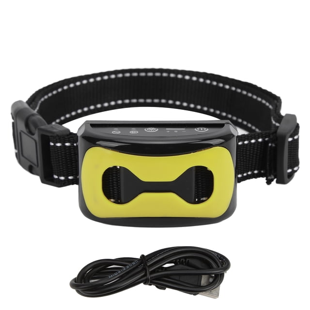 Dogs Barking Collar Dogs Shock Collar Dogs Barking Trainer Intelligent Dog Bark Stopper Automatic Identification Dog Barking Collar Waterproof Training Collar