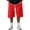 Hot Pink, variant on Hsovts Mens Baggy Sweat Shorts Wide Leg Long Below Knee Oversized Gym Y2K Athletic Casual Loose Shorts Pocket Drawstring Hot Pink 3XL