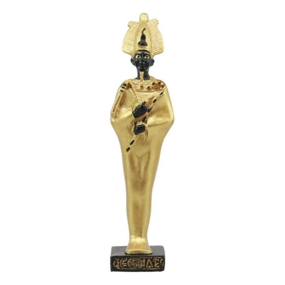 Ebros Egyptian Classical Deities Miniature Figurine Gods Of Egypt Dollhouse Miniature Statue Legends Of Ancient Egypt Educational Sculpture Collectible (Osiris God Of The Afterlife)