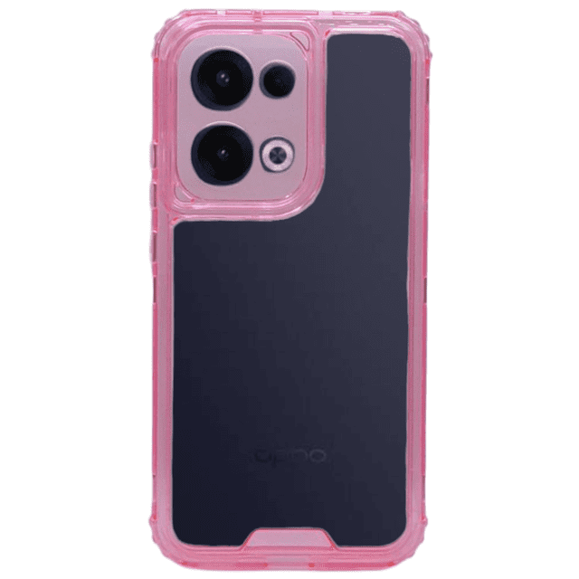 Funda Otter 360 Contorno De Color Uso Rudo Para Oppo Reno 13 5G Rosa Más 2 Micas De Cristal