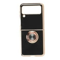 thumbnail image 4 of Cellphone Case, Smartphone Protective Case Scratch Resistant TPU 360 Degree Rotation Electroplating Process Elegant Design  For Office For Women Black, 4 of 8