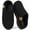 Black, variant on Ecetana Men's Moccasin Slippers Comfy Soft Slip-on Memory Foam Indoor House Shoes
