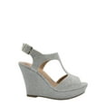 thumbnail image 2 of Sugar Women's Crystal Dress Wedge Sandal, 2 of 9