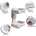 thumbnail image 2 of Jabonera autodrenante ZHAOCHENG de plástico giratoria para baño sin perforación con adhesivo fuerte, 2 of 5
