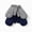 Light Gray+Navy Blue, variant on 2 Sets Korean Style Double Fleece Lined Mitten Gloves, Windproof Thick Warm Knit Full Hand Mittens, 2 Color Combos Black-Coffee , Business Men Winter Outdoor Gloves