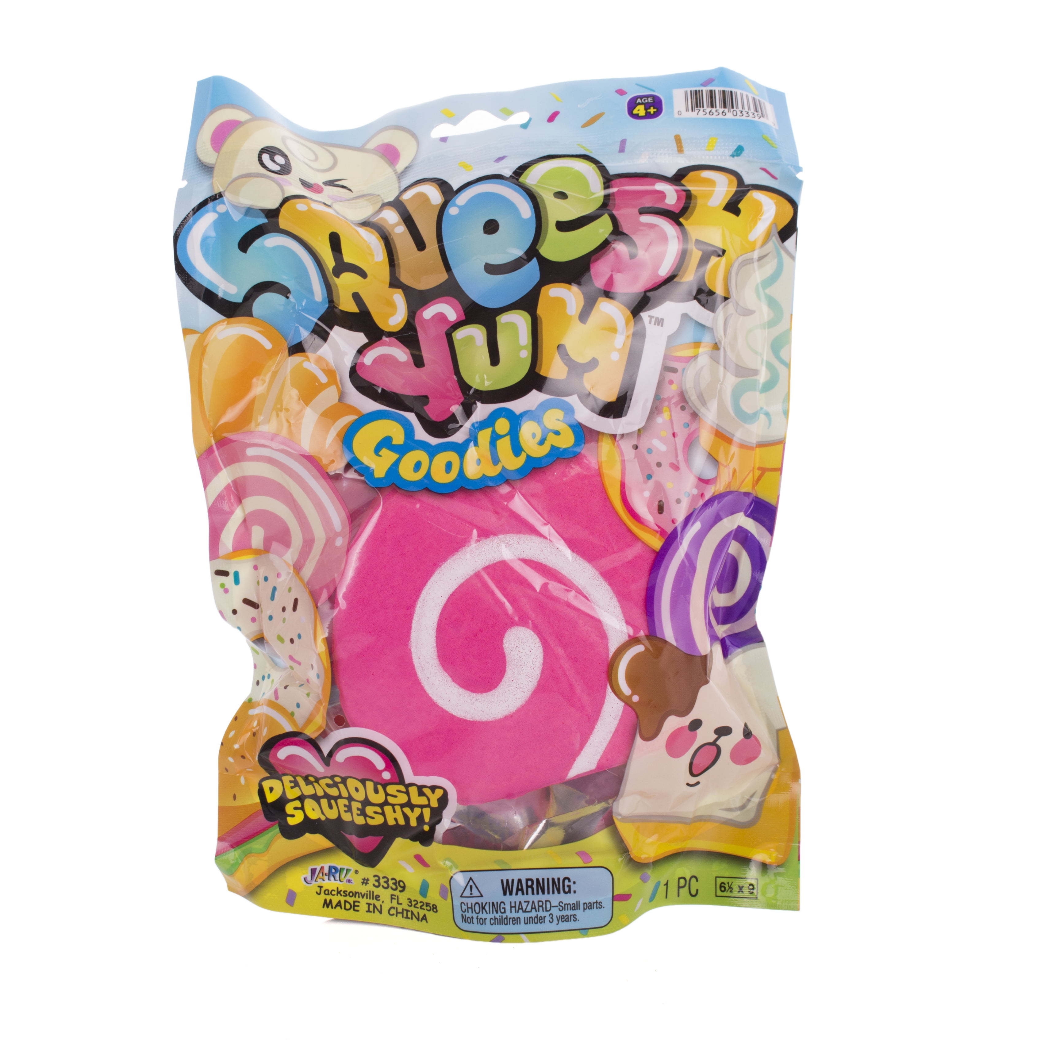 D.Y. Toy Squeesh Yums Delish and Squish Novelty Toy, Assorted Colors