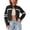 Black, variant on HJYCHN Womens Jackets Fashion Cropped Jacket Contrast Color PU Leather Outerwear For Streetwear And Casual Style Short Coat Winter Coats for Women Red M