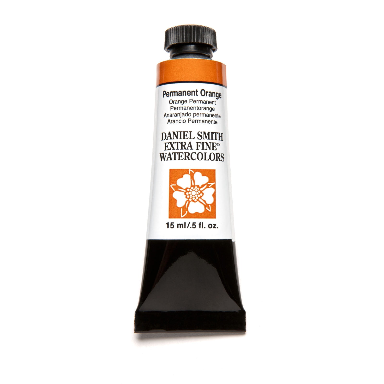 Daniel Smith Extra Fine Watercolor, 15 ml, Permanent Orange