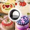 thumbnail image 5 of Moule à Gâteau Rond 6 Pouces Fond Amovible Ensemble de 2, Moules à Gâteau Ronds pour Mariage / Anniversaire / Noël Ensemble de Moules à Gâteau Rond avec Base Amovible, 5 of 5