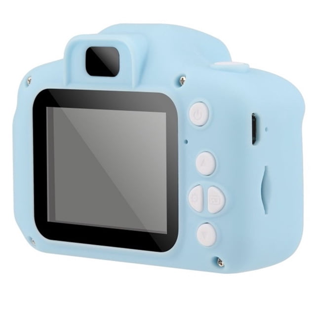 Dpityserensio Children's Digital Camera 2.0 LCD Mini Camera HD 1080P Children's Sports Camera in a light blue design. Features include a 2.0-inch LCD screen, multiple control buttons, and a built-in carrying strap. Compact and lightweight, ideal for kids' photography hobbies and outdoor activities. Note: Product does not align with artificial wreaths category despite breadcrumb path.