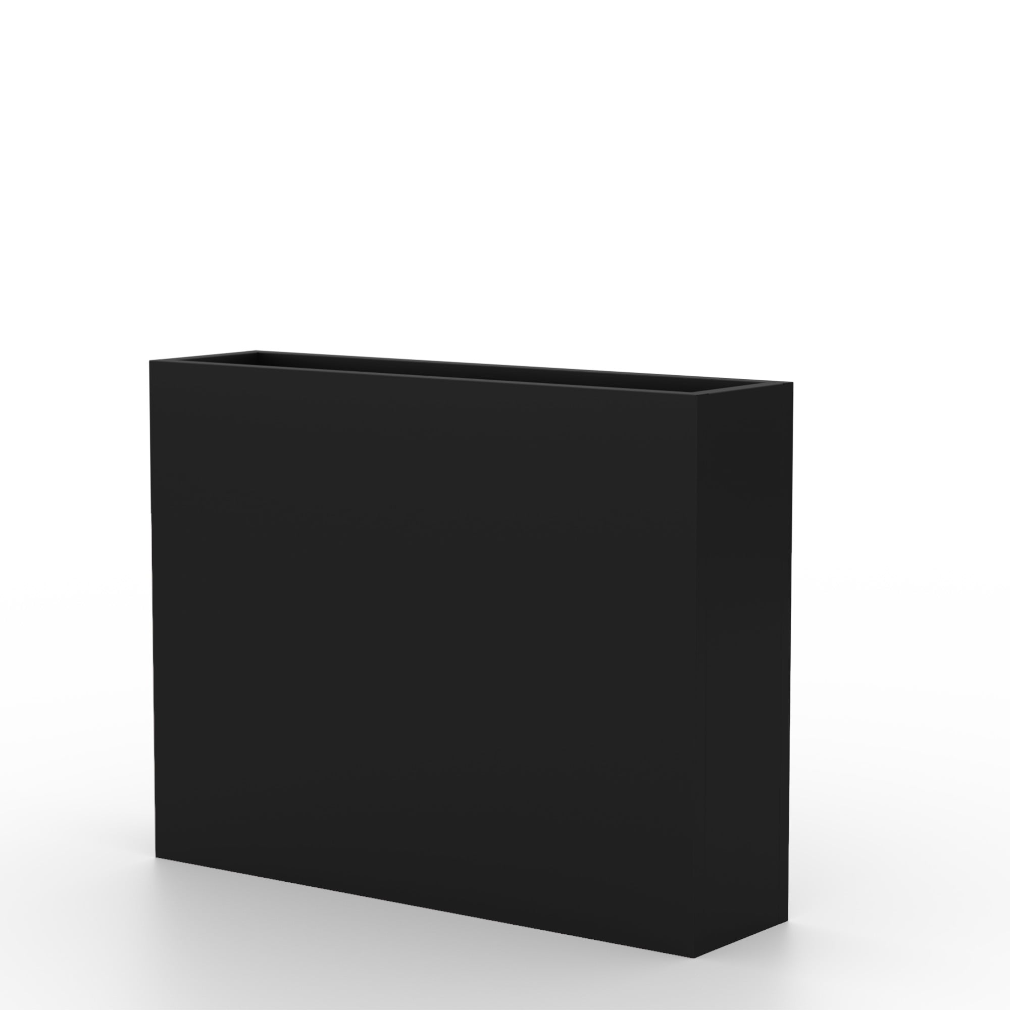 MAYEERTY 36*28*28" Brown Modern Metal Rect Planter with Drainage Hole for Outdoor Gardening & Patio