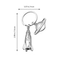 thumbnail image 2 of 2Pcs Key Ring Zinc Alloy Planet Elements Key Ornament Key Pendant for Decoration, 2 of 9