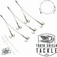 thumbnail image 2 of 3 Pack Musky Sucker Rig (175 lb) / Muskie Pike Quick Strike Rigging Sucker Harness (Bronze Hooks), 2 of 2