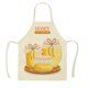 thumbnail image 1 of Delantal sin mangas de lino estampado para fiestas Delantal de cocina sin mangas resistente al aceite y las manchas, 1 of 2