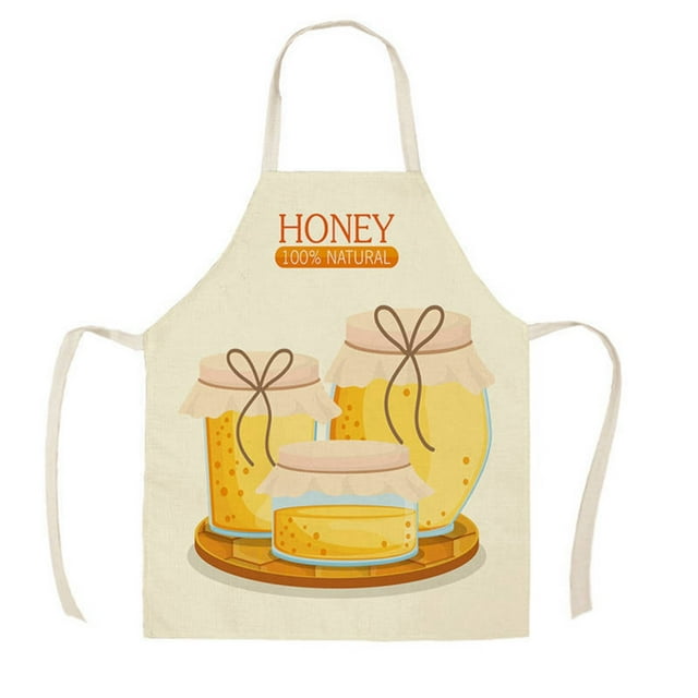 Dsscvnef Festival Printed Linen Sleeveless Apron Kitchen Oil and Stain Sleeveless Cover Kitchen Apron Men Apron Cooking Aprons for Men Kitchen by Dozen