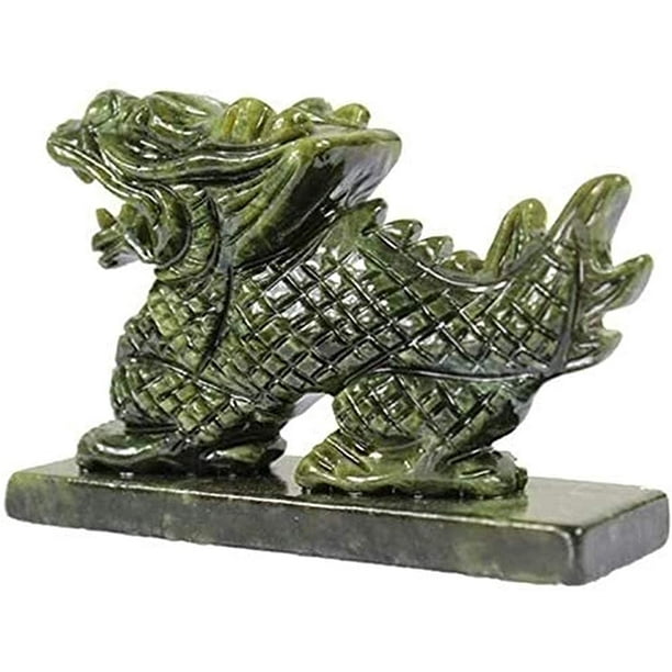 Chinois Feng Shui Résine Dragon Figurine statue pour bonne chance et succès