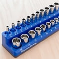 thumbnail image 5 of PD Magnetic Tool Organizer Holder, 30 Sockets (3/8" (Metric), Blue), 5 of 9