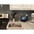 thumbnail image 2 of Carolines Treasures DAC3790LCB 15 x 12 in. Unisex French Bulldog Christmas Cookies Glass Cutting Board, 2 of 5