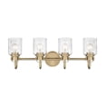 thumbnail image 2 of 340-4V-HG-Z-Lite-Kinsley - 4 Light Bath Vanity In Transitional Style-9.5 Inches Tall and 28 Inches Wide-Heirloom Gold Finish, 2 of 2