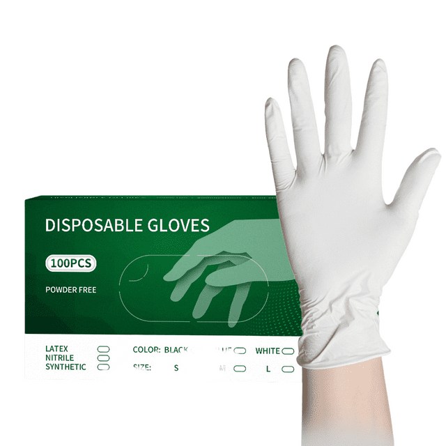 Nitrile Disposable Gloves, Food-safe, Powder-free, Durable, Textured Fingertips, Latex-free-Youyoupin