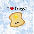 thumbnail image 4 of Inktastic I Love Toast Boys or Girls Baby Bodysuit, 4 of 5