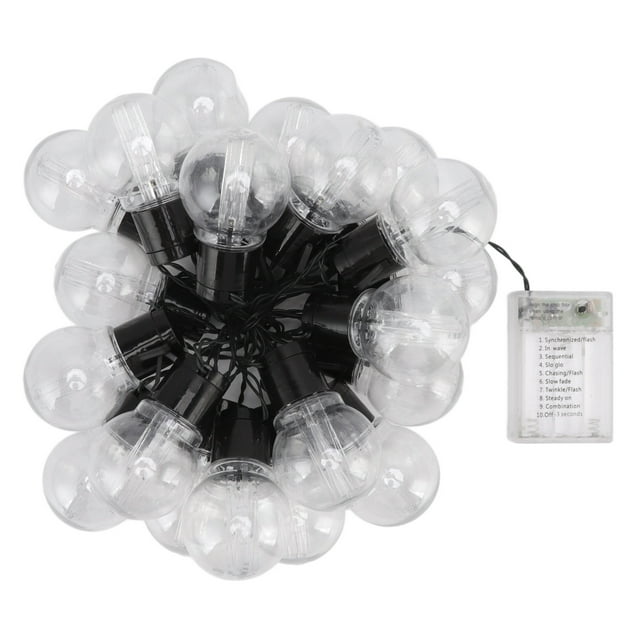 Garden String Lights, LED String Lights Energy Saving Professional Waterproof 26.2ft For Porch For Camping For Backyard